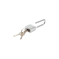 Навесной замок ЧЕТЫРЕ СЕЗОНА серия Сталь, 30 мм, длинная дужка 79-0043