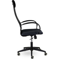 Кресло UTFC СН-601 Соло пластик SoloBL Ср S-0401/TW-01/Е11-к черное СН601СолоPL07