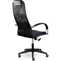 Кресло UTFC СН-601 Соло пластик SoloBL Ср S-0401/TW-01/Е11-к черное СН601СолоPL07