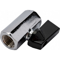 Шаровой кран переходник Pegas pneumatic резьба внутренняя 1/4" FXF  4403