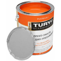 Грунт-эмаль TURY АУ по ржавчине 3 в 1 оранжевая (RAL 2004), 0,9 кг 20015157