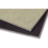Виниловый пол с подложкой Lamiwood AQUAMARINE (Травертин Асти; класс 43; 5 мм, микрофаска; 1,86 кв.м) M-06