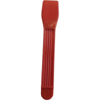 Плоская ложечка для мороженого ООО "Полимер-Фарм" 100 мм, красная 4687202683000