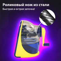 Механическая точилка BRAUBERG MULTICOLOR корпус с печатью 228489