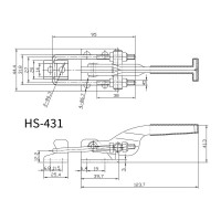 Стягивающий зажим HS CLAMP HS-431