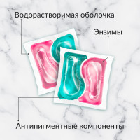 Капсулы для стирки белья Jundo Универсальные Премиум, 20 штук 4903720021194