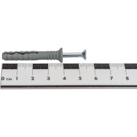 Дюбель-гвоздь Невский Крепеж 6x40, потайная манжета, полипропилен, 100 шт. 825609