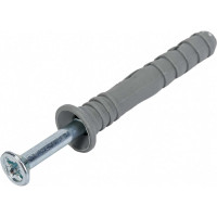 Дюбель-гвоздь Невский Крепеж 6x40, потайная манжета, полипропилен, 100 шт. 825609