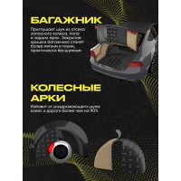 Шумоизоляция для автомобиля SGM Basic 2, 10 листов/Виброизоляция 2мм для машины/Комплект звукоизоляции SGM.BS2.04X025.10