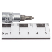 Головка со вставкой крест PH1, 1/4"DR, 38 мм АвтоDело 39201 15568