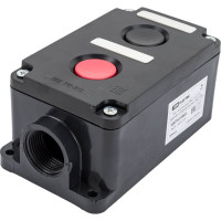 Кнопочный пост ПКЕ TDM ELECTRIC 212-2 У3, красная и черная кнопки, IP40 SQ0742-0003