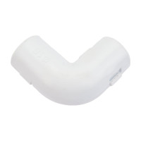 Соединительный угол EKF 90, для трубы 16 мм (5 шт) белый-Plast ug-t-16w-r