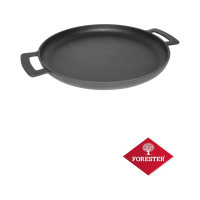 Чугунная сковорода для гриль-блюд и пиццы Forester 2 32 см CI-09