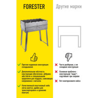 Мангал-дипломат в пластиковом кейсе Forester BC-781C