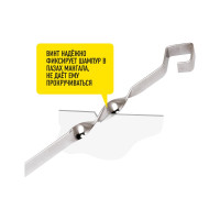 Набор шампуров Forester Слоны, для крупных кусков, 6 шт. RZ-600ELB