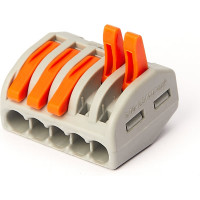 Универсальная 5-ти проводная клемма ELECTROVOLT 222-415 20 штук/упаковка EV-B222-415_20