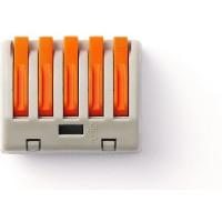 Универсальная 5-ти проводная клемма ELECTROVOLT 222-415 20 штук/упаковка EV-B222-415_20