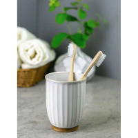 Стакан для зубных щеток Bath Plus Shell 7,6x11,1 см W-CE3027AA-TB