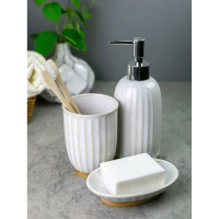Стакан для зубных щеток Bath Plus Shell 7,6x11,1 см W-CE3027AA-TB
