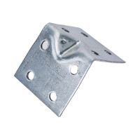 Крепежный усиленный уголок ООО Техно-Сервис равносторонний, 200 шт. US KUR 40X40