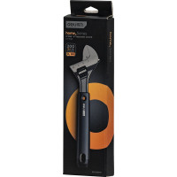 Разводной ключ DELI Home Series Black HT1508 200 мм, Soft Touch рукоять, лазерная гравировка шкалы, эксклюзивный дизайн, подарочная упаковка 104610