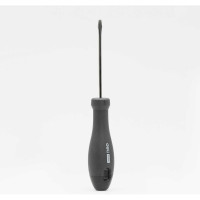 Шлицевая отвёртка DELI "Home Series Black" SL3x75мм HT1103 Cr-V, эксклюзивный дизайн, софттач, магнит 104602