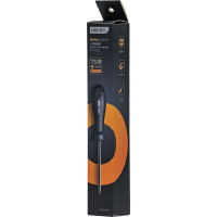 Крестовая отвертка DELI Home Series Black HT1203 PH0x75мм, Cr-V, Soft Touch рукоятка, подарочная упаковка, эксклюзивный дизайн 104606