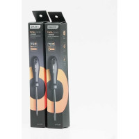 Крестовая отвертка DELI Home Series Black HT1203 PH0x75мм, Cr-V, Soft Touch рукоятка, подарочная упаковка, эксклюзивный дизайн 104606