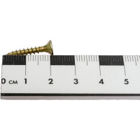 Саморезы по дереву КРЕП-КОМП ПРОФИ желтые, потайные, 4.0x60 мм, 20 шт. 04060Fhмф