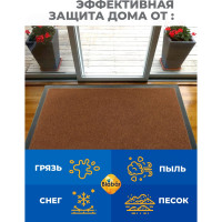 Влаговпитывающий коврик Blabar Tuff 80x120 см, коричневый 92230