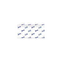 Бумажное полотенце Protissue листовое 1-сл 250 лист/уп 210x230 мм v-сложения белое Г-С193