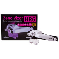 Налобная лупа Levenhuk с аккумулятором Zeno Vizor HR6 72615