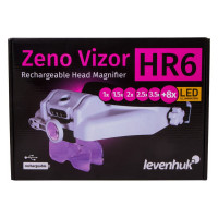 Налобная лупа Levenhuk с аккумулятором Zeno Vizor HR6 72615
