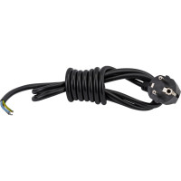 Сетевой шнур СПб УПП-5 с вилкой пвс 3x1,0-81 черный 2,2 м 99928141