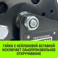 Лебедка ручная барабанная с тормозом HITCH HWB 500 кг канат 10 м SZ073180
