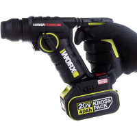 Аккумуляторный бесщеточный перфоратор WORX Professional WU380S