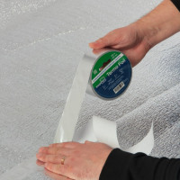 Алюминиевая клейкая лента Megaflex termo foil 50 мм, 40 м MEGTE.50.40