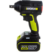 Аккумуляторный ударный гайковерт WORX Professional WU279.1