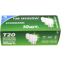 Лампа накаливания Rekzit Standart T20, 21/5W, 12 В, 1 упак. 90321