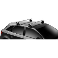 Упоры для автомобилей с гладкой крышей Thule Evo с замками 710500