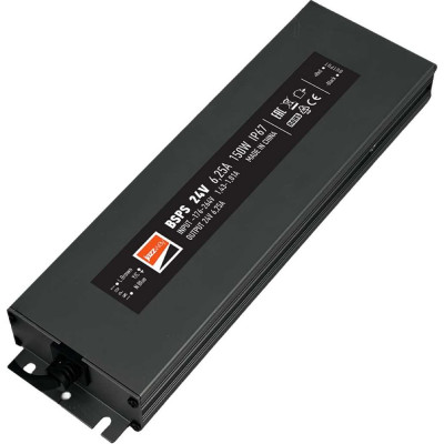 Блок питания для светодиодной ленты Jazzway PRO 150Вт 6.25А 24В IP67 BSPS влагозащитный 5024212