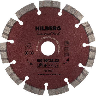 Диск алмазный отрезной Industrial Hard (150x22.23 мм) Hilberg HI803