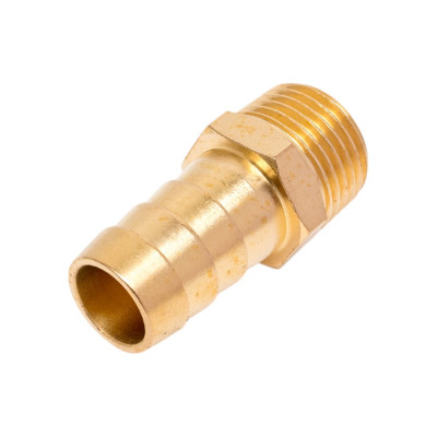 Штуцер пневматический (5 шт; наружная резьба 1/2" - елочка 16 мм) Forsage F-MH08/10K(26094)