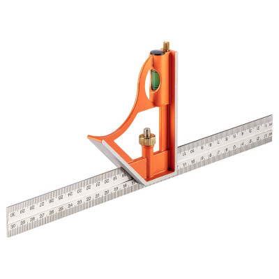 Многофункциональная линейка с уровнем NEO Tools 30 см, нержавеющая сталь 72-125