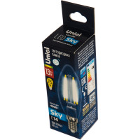 Светодиодная Лампа Uniel LED-C35-13W/4000K/E14/CL PLS02WH UL-00005900