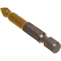 Бита магнитная Philips (2 шт; 50 мм; Ph2; 1/4; titan) МастерАлмаз 10501014
