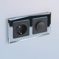 Рамка Werkel W0021220 на 2 поста зеркальный a051015