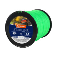 Леска Starline (3.0 мм; 400 м; звезда; зеленая) PATRIOT 300-400-3 805201070