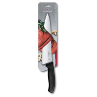 Разделочный нож Victorinox SwissClassic лезвие 25 см, чёрный 6.8003.25B