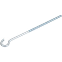 Крюк с метрической резьбой КРЕП-КОМП м6х150 1шт кр6150ф